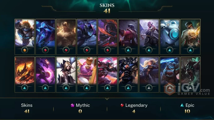 [EUW] | 41 Skin | 79 Champ | Unranked | 98 RP | Email Access | 2025 Ready | 1810 BE | Honor 3 | Level 162