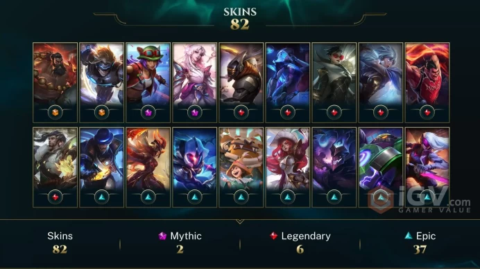 [TR] | 84 Skin | 124 Champ | Unranked | 18 RP | Email Access | 2025 Ready | 45237 BE | Honor 3 | Level 232
