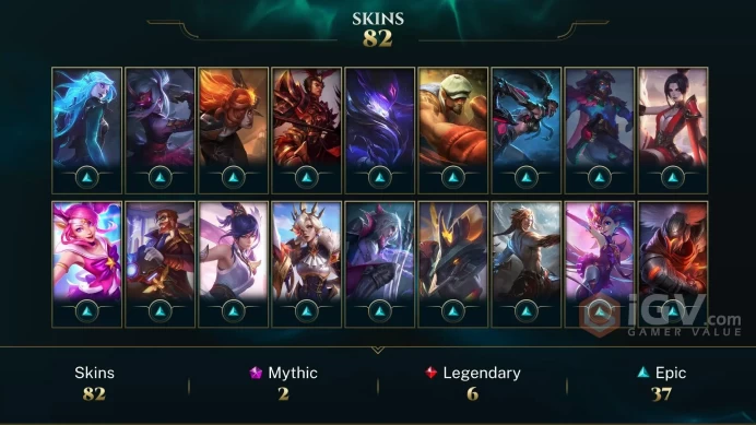 [TR] | 84 Skin | 124 Champ | Unranked | 18 RP | Email Access | 2025 Ready | 45237 BE | Honor 3 | Level 232