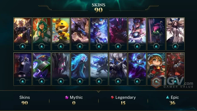 LAN | 89 Skins | 172 Champions | Level 306 | 70827 BE | Butcher Olaf | iG Irelia | Worlds 2021 Jarvan IV