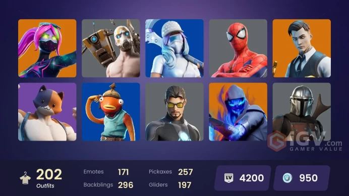 PC/PSN/Xbox/Nintendo 202 skins | OG STW | Leviathan Axe | Lara Croft | Gold Midas | Clutch | Grind | Gear Specialist Maya | Peter Griffin | Spec