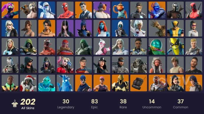 PC/PSN/Xbox/Nintendo 202 skins | OG STW | Leviathan Axe | Lara Croft | Gold Midas | Clutch | Grind | Gear Specialist Maya | Peter Griffin | Spec