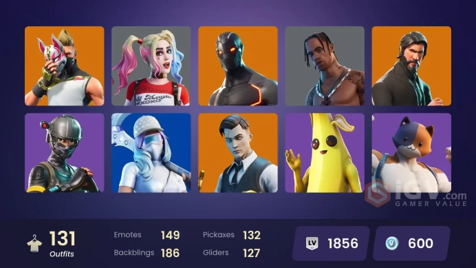 PC/PSN/XBOX/Nintendo]   130 skins F/A :  The Reaper | Elite Agent | Travis Scott | Gold Brutus | Gold Midas | WORLD CUP | Rogue Agent | Prodigy 
