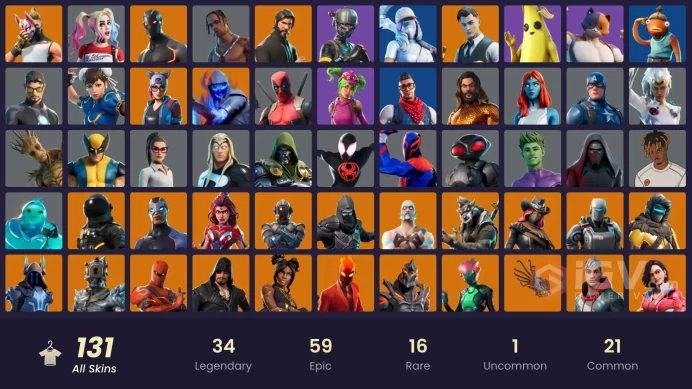 PC/PSN/XBOX/Nintendo]   130 skins F/A :  The Reaper | Elite Agent | Travis Scott | Gold Brutus | Gold Midas | WORLD CUP | Rogue Agent | Prodigy 
