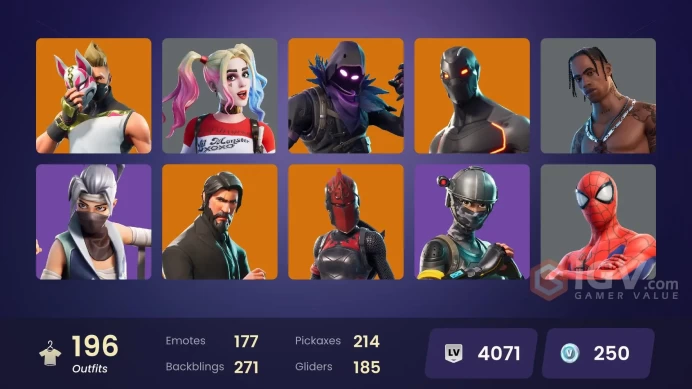 FA / 189 SKINS / TRAVIS SCOTT / THE REAPER / ELITE AGENT / BLUE TEAM LEADER / GOLD MIDAS / GOLD BRUTUS / OMEGA (STAGE 5) / OG STW