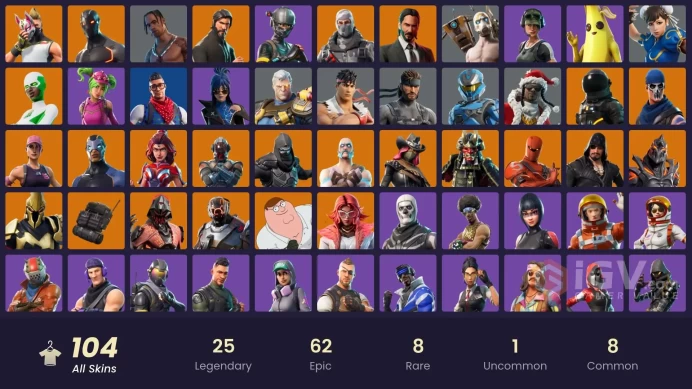 [PC/PSN/XBOX] FA / 100 SKINS / TRAVIS SCOTT / THE REAPER / ELITE AGENT / SUB COMMANDER / PRODIGY / OG STW