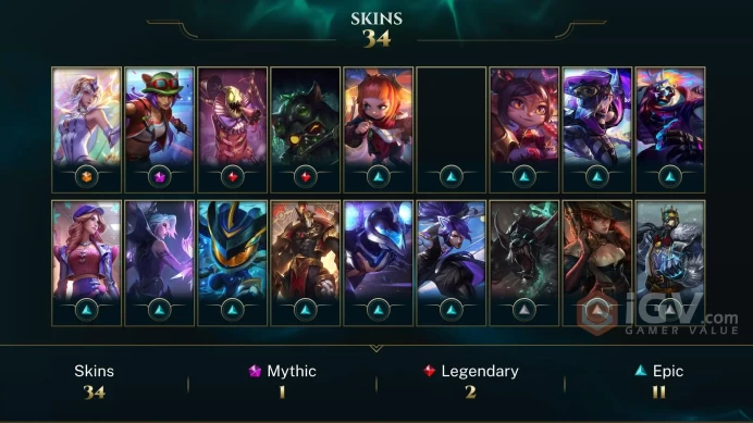 | LAN | 36 SKINS | SILVER 4 | 130 CHAMPIONS | 97 LEVEL | INSTANT DELIVERY | FULL ACCESS | Fn2Jx |