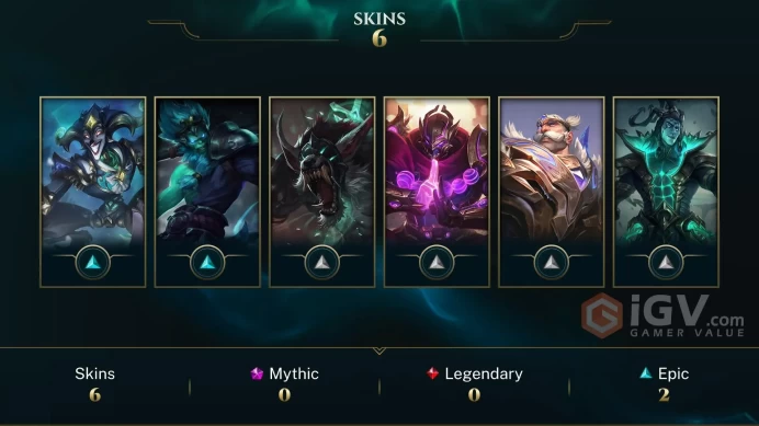 [EUW] S2026 - Gold 4 - 51 Winrate - 816 Be  - 335 RP - Honor 4 - 69 Champ - 9 Skin - Instant Delivery