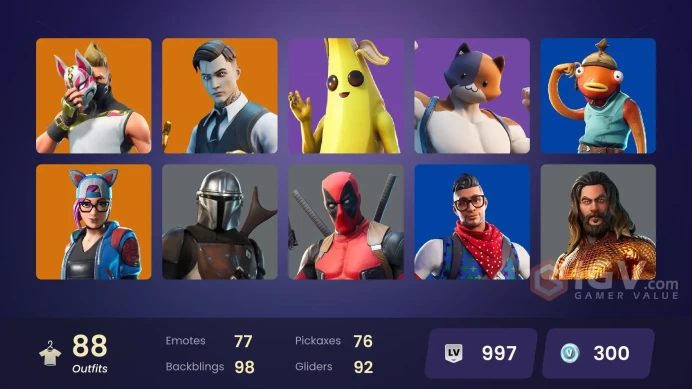 [XBOX/SWITCH/PC] - 88 skins| WORLD CUP | Prodigy | Fixer | Midas | Ragnarok | Calamity | Fade | Lynx | The Prisoner | Renzo the Destroyer |