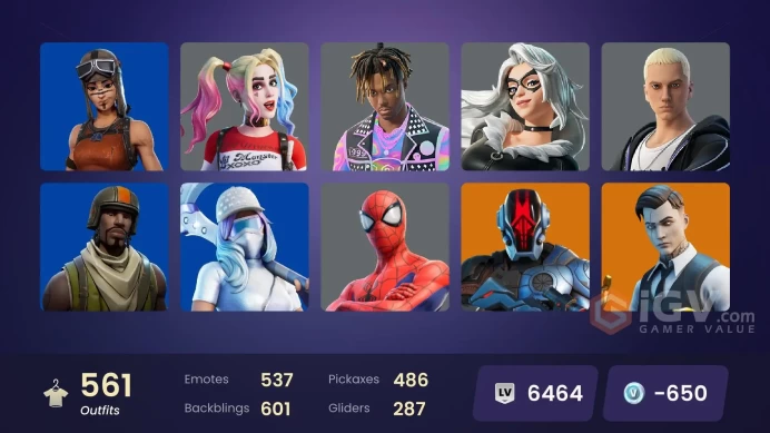 [PC/PSN/XBOX/SWITCH] | LIFETIME | 561 skins | Polo Prodigy | Neo Versa | Leviathan Axe | Surf Strider | Cole | Candy Axe | Gold Skye