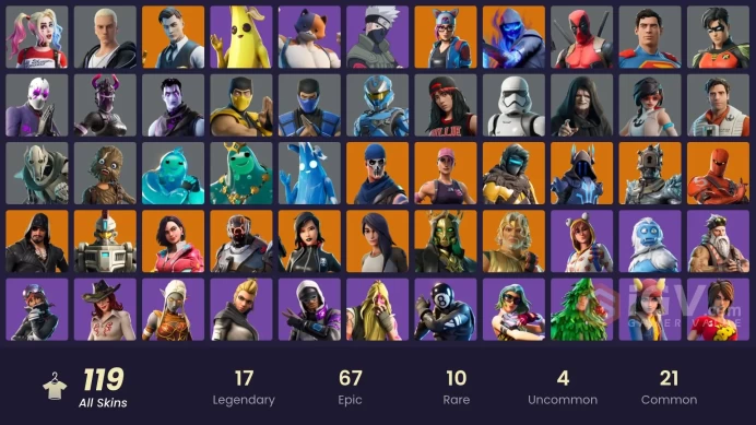 Fortnite Account [PC] 118 skins | OG STW | Naruto Uzumaki | Hybrid | Rox | Blackheart | Fusion | Zenith | The Ice King | Hades | Sorana | Midas 