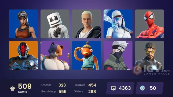 13224[PC/PSN] Renegade Raider|Master Chief (Matte Black)|Eddie Brock|Cole|Game Knight|Unchained Ramirez|Menace|Twyn