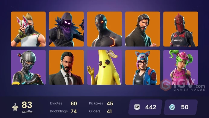 Fortnite Account [PC] 79 skins | OG STW |Ultimate Edition| The Reaper | Elite Agent | Rogue Agent | Dark Voyager | Raptor | 50 VB