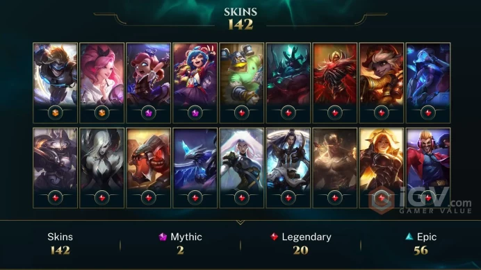 EUW - Silver - 344 LVL~ 150 Skins - All Champions - Hextech Annie - Annie-Versary - Nightbringer Yasuo - Galaxy Slayer Zed - Odyssey Kayn WE197