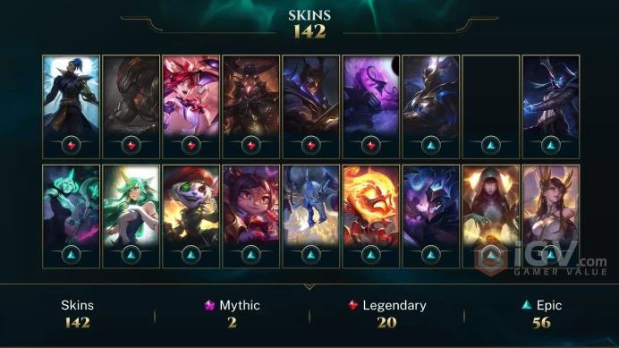 EUW - Silver - 344 LVL~ 150 Skins - All Champions - Hextech Annie - Annie-Versary - Nightbringer Yasuo - Galaxy Slayer Zed - Odyssey Kayn WE197