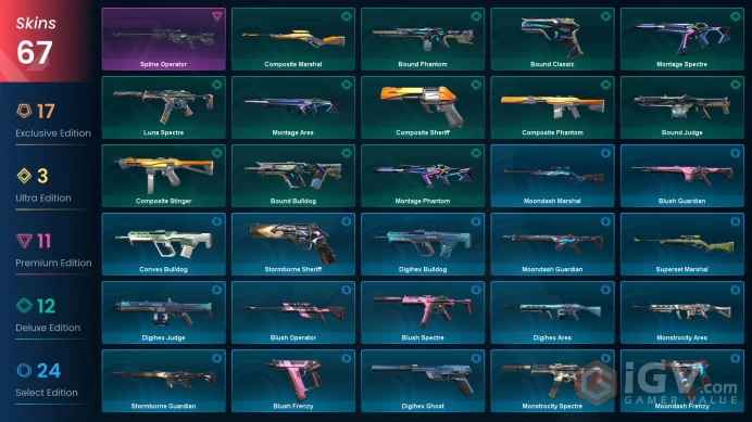 EU/TR| Ignite Fan, Champions 2023 Bundle, Neo Frontier Bundle, Onimaru Kunitsuna, Reaver Vandal, Ion Vandal, Elderflame Vandal, Protocol Sheriff