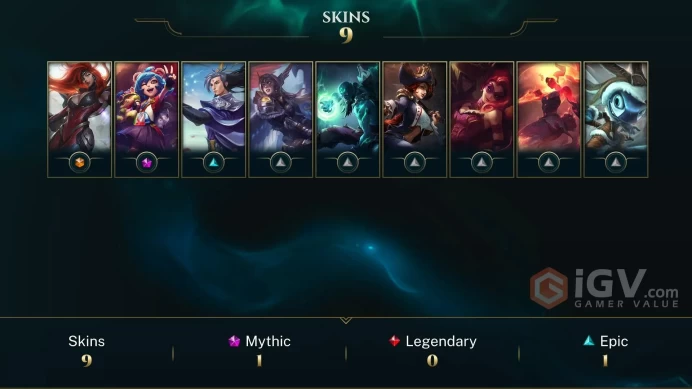 [LAS] - League of Legends | SKINS [8] | Сhampions [24] | LVL [21] | Full access + mail |