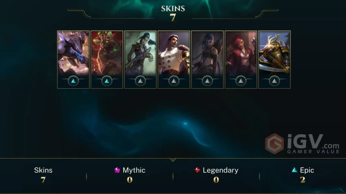 [LAS] League of Legends | SKINS [7] | Champions [26] | LVL [21] | Full access + mail |