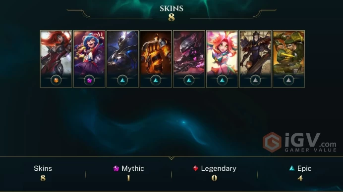 [LAN] - League of Legends | SKINS [7] | Сhampions [17] | LVL [17] | Full access + mail |