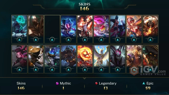 [LAN] - League of Legends | SKINS [144] | Champions [172] | LVL [393] | Full access + mail |