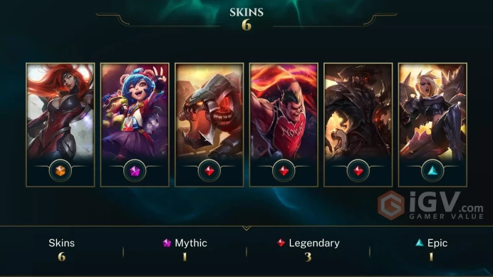 [LAN] League of Legends | SKINS [5] | Сhampions [17] | LVL [20] | Full access + mail |