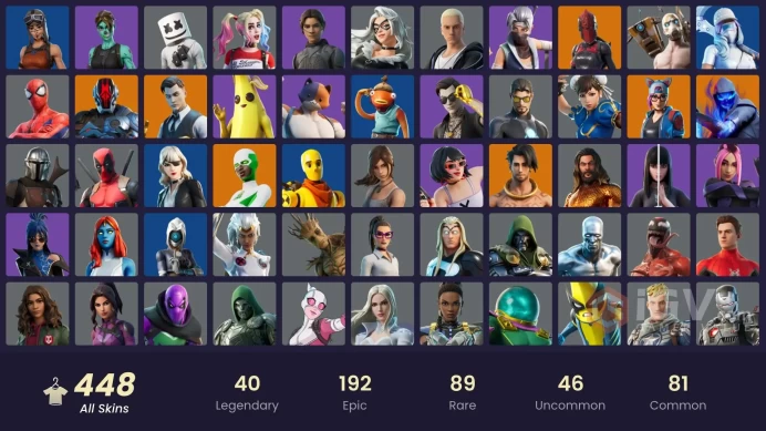 [PC/PSN/XBOX] 448 skins | Deluxe STW | Leviathan Axe | Renegade Raider | Reaper Axe |Point It Out | Shady Doggo | Psycho Bandit | Lara Croft