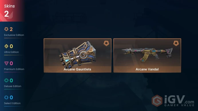 [EU] 2 Skins | 1 Knife | Full Acces | Arcane Gauntlets / Arcane Vandal |