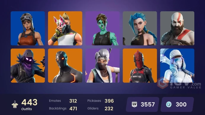 [PC/PSN/XBOX] 441 skins  | Polo Prodigy | Gold Kratos | Leviathan Axe | Omega (stage 5) | Master Chief (Matte Black) | Chun-Li| 100 VB