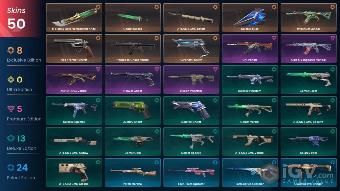 EU / 50 Skins / 5 Years // Beta Remastered Knife / Gaia's Vengeance + Imperium + Prelude to Chaos + XERØFANG + Oni Vandal / V110