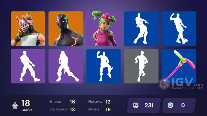 Fortnite Account [PC] Deluxe Edition 18 skins | OG STW | The Visitor | Omega | Valor | Carbide | Drift | Sun Strider | Wingman | Redline | Tekni