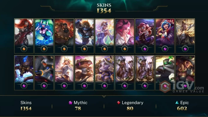 NA EMAIL CHANGEABLE 1354 SKINS 56x PRESTIGE 38KOE 64 little legends LAST PLAY 2023