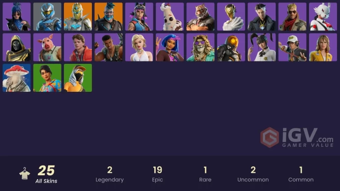 Fortnite Account [PC] 25 skins | Omegarok | Spectra Knight | UNSC Spartan | Lapin| Dark Voyager (Reality Redacted) | Cat Holloway 200 VB