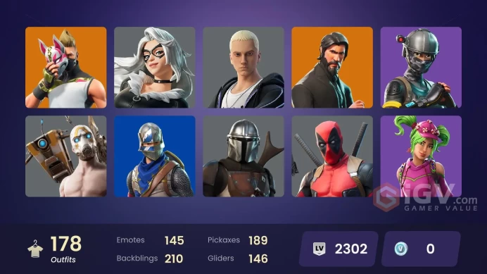 [PC/PSN/XBOX/Nintendo] 177 skins F/A :  Take The L | OG STW | The Reaper | Blue Squire | Royale Knight | Elite Agent | Blue Team Leader | Blue S