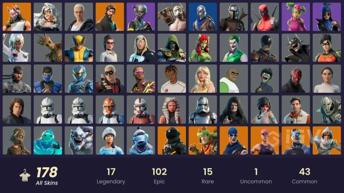 [PC/PSN/XBOX/Nintendo] 177 skins F/A :  Take The L | OG STW | The Reaper | Blue Squire | Royale Knight | Elite Agent | Blue Team Leader | Blue S