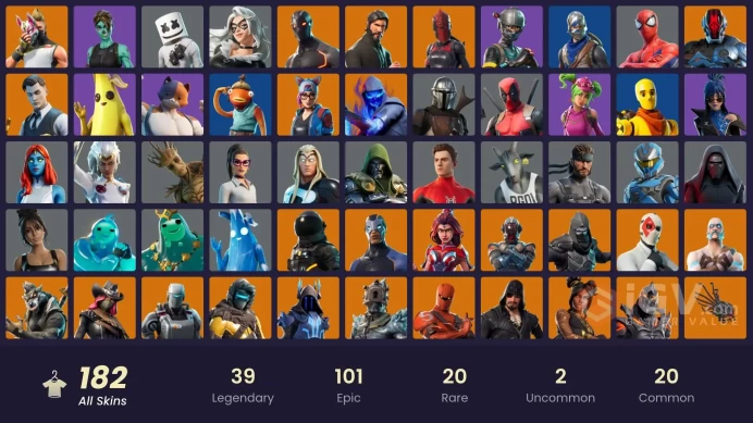 [PC/PSN/XBOX/Nintendo]  182 skins F/A :  Take The L | The Reaper | Blue Squire | Royale Knight | Elite Agent | Gold Midas | WORLD CUP | Rogue Ag