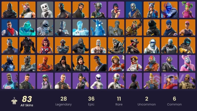 [PC/XBOX] 83 skins | OG STW | Black Knight | Sparkle Specialist | The Reaper | Blue Squire | Royale Knight | Y393