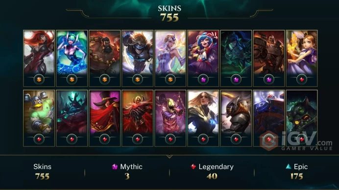 EUW EMAIL CHANGEABLE ALL CHAMPS 147K BE 755 SKINS 5 ULTIMATE DREADNOVA DARIUS SOULSTEALER VAYNE 11X VICTORIOUS