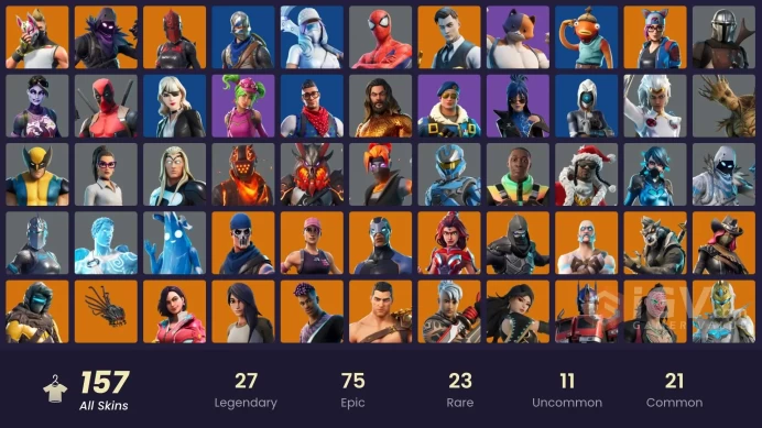(PC PSN XBOX) 157 skins | LEVIATHAN AXE / CANDY AXE / OG STW | Blue Squire | Blue Team Leader | Gold Midas | Gold Brutus | WORLD CUP | Cloud Str