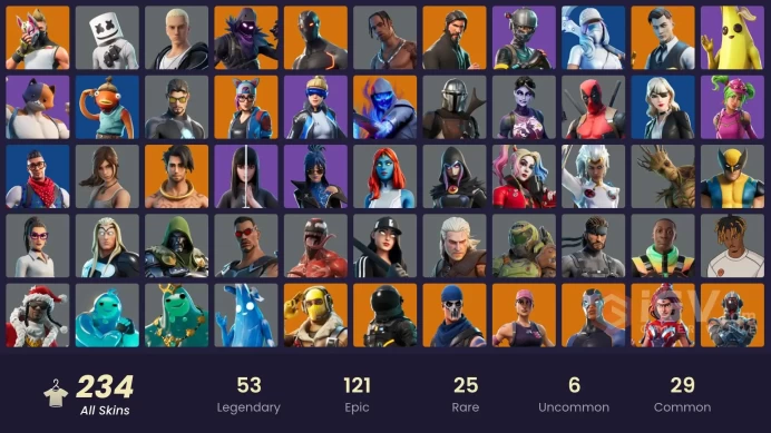 [PC/PSN/XBOX/NIN] 233 skins | OG STW | Travis Scott | The Reaper | Surf strider | Elite Agent | Leviathan axe | WORLD CUP | Gold Meowscles | 