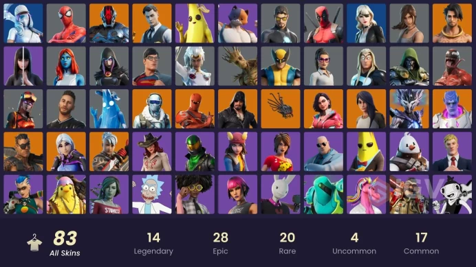 [PC/PSN/XBOX/NIN] 83 skins | Rue | Leviathan axe | Torin | Spire Assassin |Sentinel | Kymera | Frostbite |Ronin |Hybrid