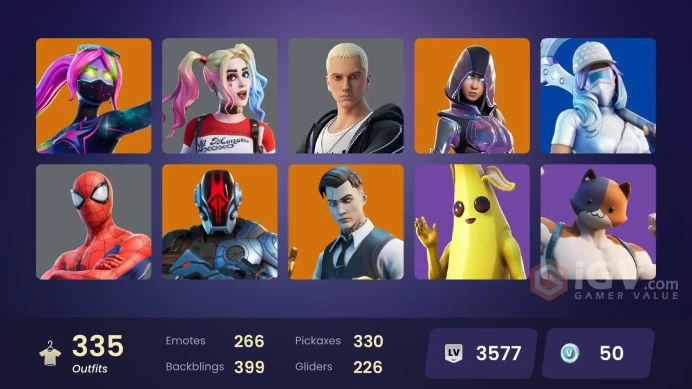 [ALL PLATFORMS]-335 Skin-330 Pickaxe-Merry Mint Axe-Leviathan Axe-FNCS Champion Seeker-Glow-Neo Versa-FULL ACCESS-BEST SELLER-