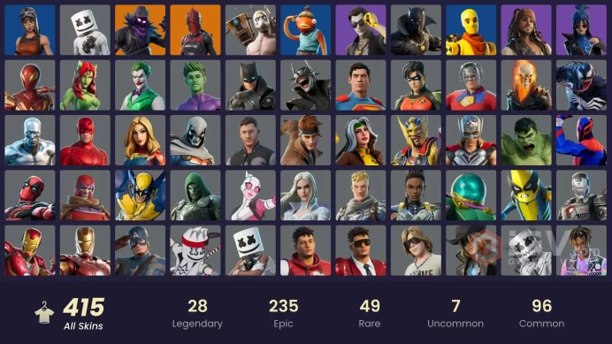 [ALL PLATFORMS]-408 Skin-407 Pickaxes-305 Emotes-500.000 V-BUCKS SPEND-FULL ACCESS-BEST SELLER-