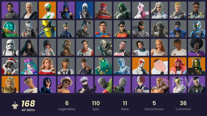 [ALL PLATFORMS]-170 Skin-210 Pickaxes-Modena Icon-Reaper-Candy Axe-Catwoman Comic Book Outfit-Backlash-Chani-FULL ACCESS-BEST SELLER-