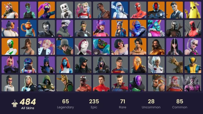 [PC/PSN/XBOX] 484 skins | Deluxe STW | Merry Mint Axe | Travis Scott | Lara Croft | Point It Out |Hot Marat | Verve | Take The Elf | 1150 VB