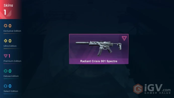 EU / Radiant Crisis 001 Spectre / HANDMADE / INSTANT DELİVERY / CHANGEABLE MAİL