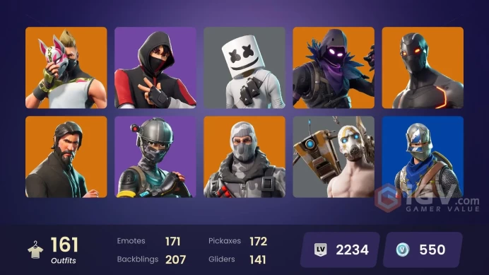 [PC] FA / 142 SKINS / IKONIK / THE REAPER / BLUE SQUIRE / ROYALE KNIGHT / OMEGA (STAGE 5) / SUB COMMANDER / HAVOC / TRAILBLAZER /