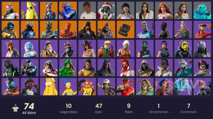 Fortnite Account [PC] 74 skins | The Prisoner | Lynx | Catalyst | Zenith | The Ice King | Ruin | Drift | Fusion | Hybrid | Blackheart | Rippley 