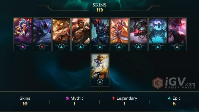 EUW -(S16) DIAMOND 4(27LP) %62WR - 32 Champ - 10 Good Skins(1 Mythic, 1 Legendary, 6 Epic) - 14.4K BE S9 ACC - FULL ACCES - CHEAP 