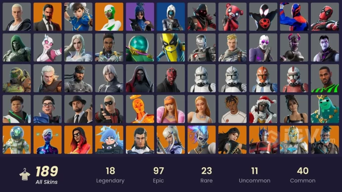 [ALL PLATFORMS]-188 Skin-Championship Jonesy-Champion Kyra-Backlash-Desperado-Captain Levi-Mikasa Ackermann-Chun-Li-FULL ACCESS-BEST SELLER-