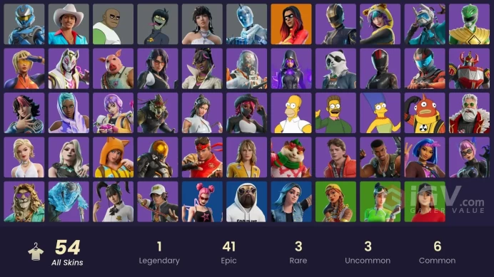 [ALL PLATFORMS]-54 Skin- | Shady Doggo | Joltara | Glacial Dummy | UNSC Spartan | Die With A Smile Bruno | Murdoc |FULL ACCCESS-
